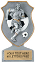 Soccer Shield Resin Trophies - Male [5.75 inch]