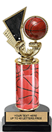 Spinning Basketball with Motion Card Trophy [11 inch]