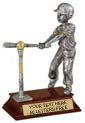 Tee Ball Signature Series Resin Trophy - Male [8 inch]