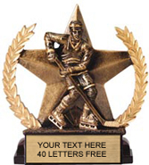 Hockey Star Resin Trophy [6 inch]