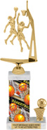 Square/Oval Column Trophy w/ Trim [15 inch]