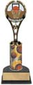 Painted Metal Sport Theme w/ Column- Basketball