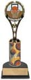 Painted Metal Sport Theme w/ Column- Basketball