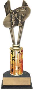 12 inch Cheer Diecast Metal Sport Theme