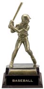 Baseball XL Antiques Gold Tone Figures