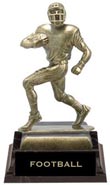 Football XL Antiques Gold Tone Figures
