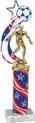 Red, White & Blue Sport Backdrop Trophy [11 inch]