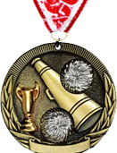 Cheer Tri-Tone Medal [2 inch]