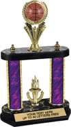 Basketball Trophy with Spinning Ball [13 inch]