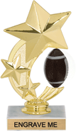Football Shooting Star Spinning Trophy [6 inch]