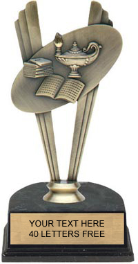 Lamp Of Knowledge Diecast Metal Sport Theme