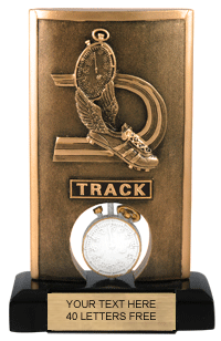 Track Spinning Resin Trophy [6.5 inch] large