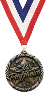Star Performer Scholastic Medal [2 inch]