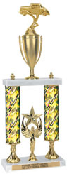 Trophy: Interchangeable column 2-Post w/ Trim