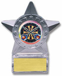 Krystal Clear Star Ice Award w/ Insert