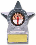 Krystal Clear Star Ice Award w/ Insert