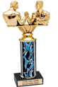 Trophy: Interchangeable Column w/ Black Marble Base