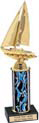 Trophy: Interchangeable Column w/ Black Marble Base
