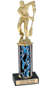 Trophy: Interchangeable Column w/ Black Marble Base