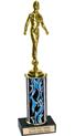Trophy: Interchangeable Column w/ Black Marble Base