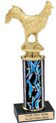 Trophy: Interchangeable Column w/ Black Marble Base