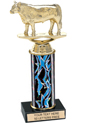 Trophy: Interchangeable Column w/ Black Marble Base