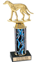 Trophy: Interchangeable Column w/ Black Marble Base