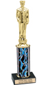 Trophy: Interchangeable Column w/ Black Marble Base