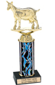 Trophy: Interchangeable Column w/ Black Marble Base