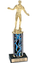 Trophy: Interchangeable Column w/ Black Marble Base