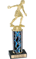 Trophy: Interchangeable Column w/ Black Marble Base