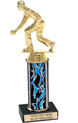 Trophy: Interchangeable Column w/ Black Marble Base