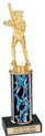 Trophy: Interchangeable Column w/ Black Marble Base