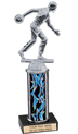 Trophy: Interchangeable Column w/ Black Marble Base