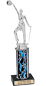 10 inch Interchangeable Column Trophy w/ Black Marble Base