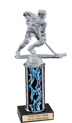 10 inch Interchangeable Column Trophy w/ Black Marble Base