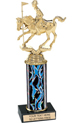 Trophy: Interchangeable Column w/ Black Marble Base