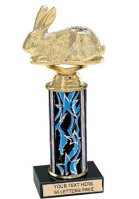 Trophy: Interchangeable Column w/ Black Marble Base