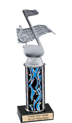 Trophy: Interchangeable Column w/ Black Marble Base