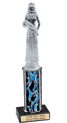 Trophy: Interchangeable Column w/ Black Marble Base