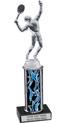 Trophy: Interchangeable Column w/ Black Marble Base