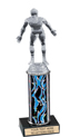 10 inch Interchangeable Column Trophy w/ Black Marble Base
