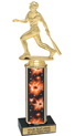 Trophy: Interchangeable column w/ Black Marble Base