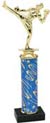 Trophy: Interchangeable Column w/ Black Marble Base