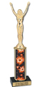 Trophy: Interchangeable column w/ Black Marble Base