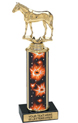 Trophy: Interchangeable column w/ Black Marble Base