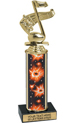 Trophy: Interchangeable column w/ Black Marble Base