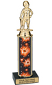 Trophy: Interchangeable column w/ Black Marble Base