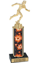 11 inch Interchangeable Column Trophy w/ Black Marble Base