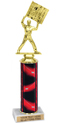 12 inch Interchangeable Column Trophy